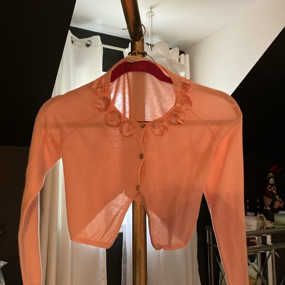 Girls Pretty Pink Sweater Never Worn sz Small